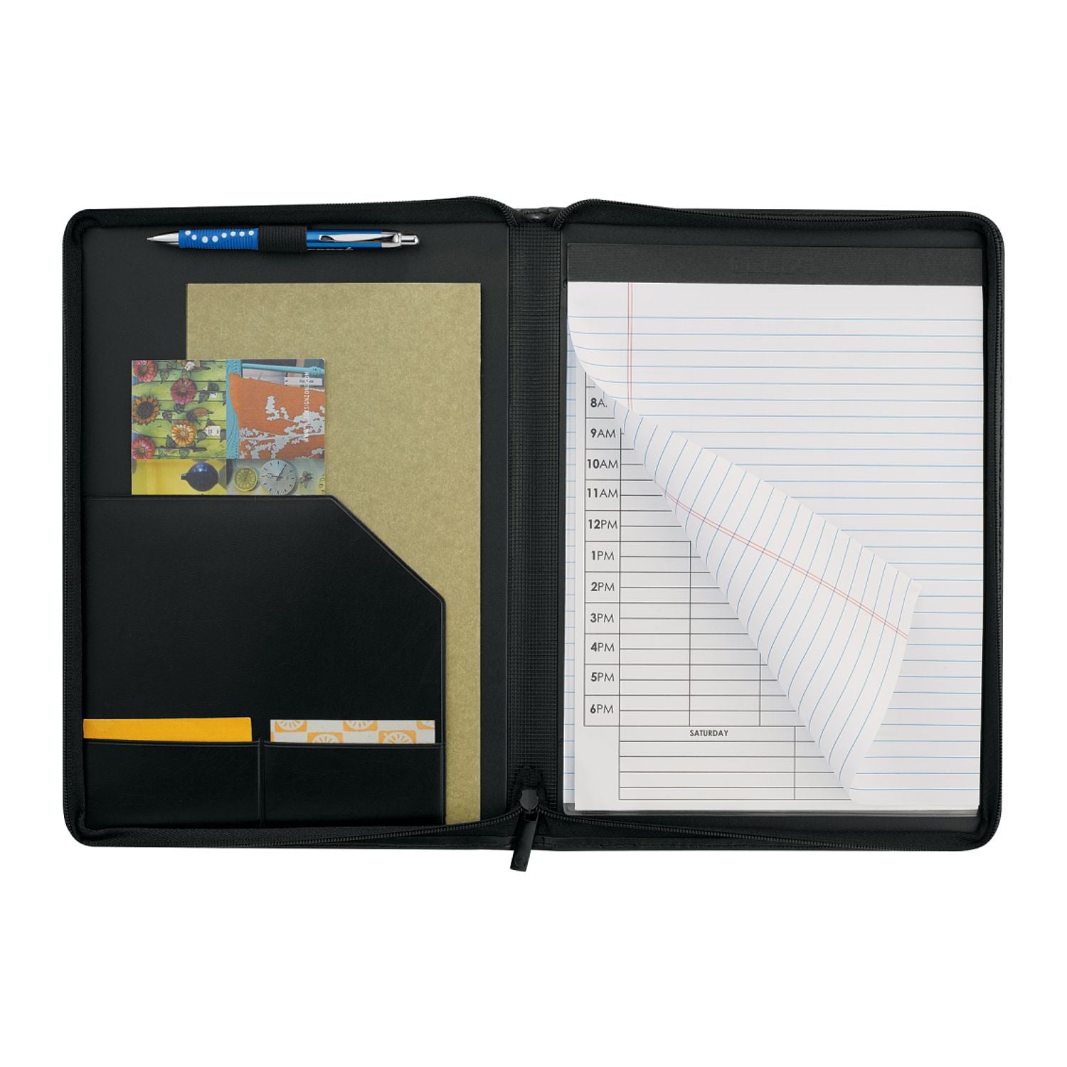FSC® Mix Windsor Impressions Zip Padfolio