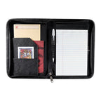 FSC® Mix DuraHyde Jr. Zippered Padfolio shown open with non included accesories