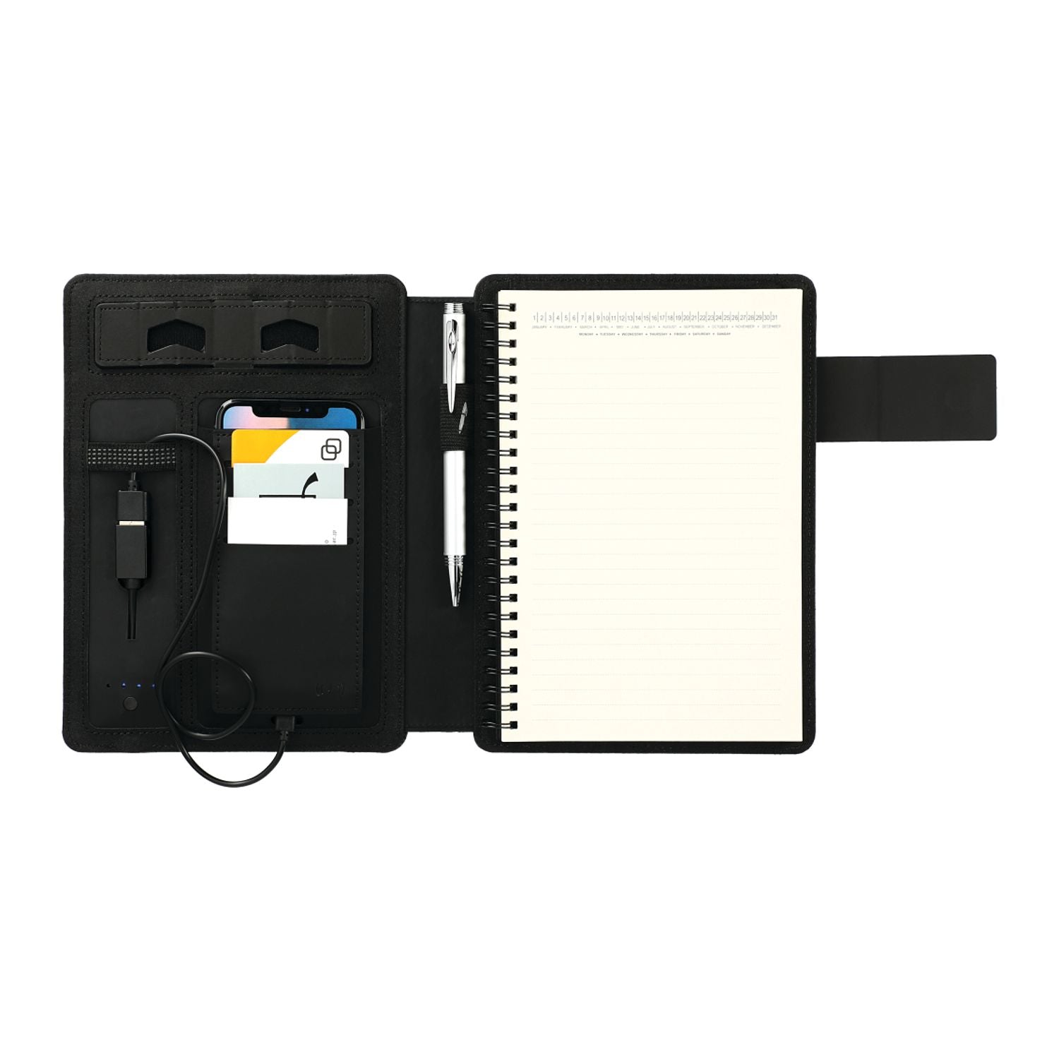 FSC® Mix Titus 5000 mAh Wireless Charging Journal