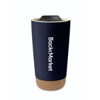 Navy Valo Ceramic Tumbler - 16 Oz.
