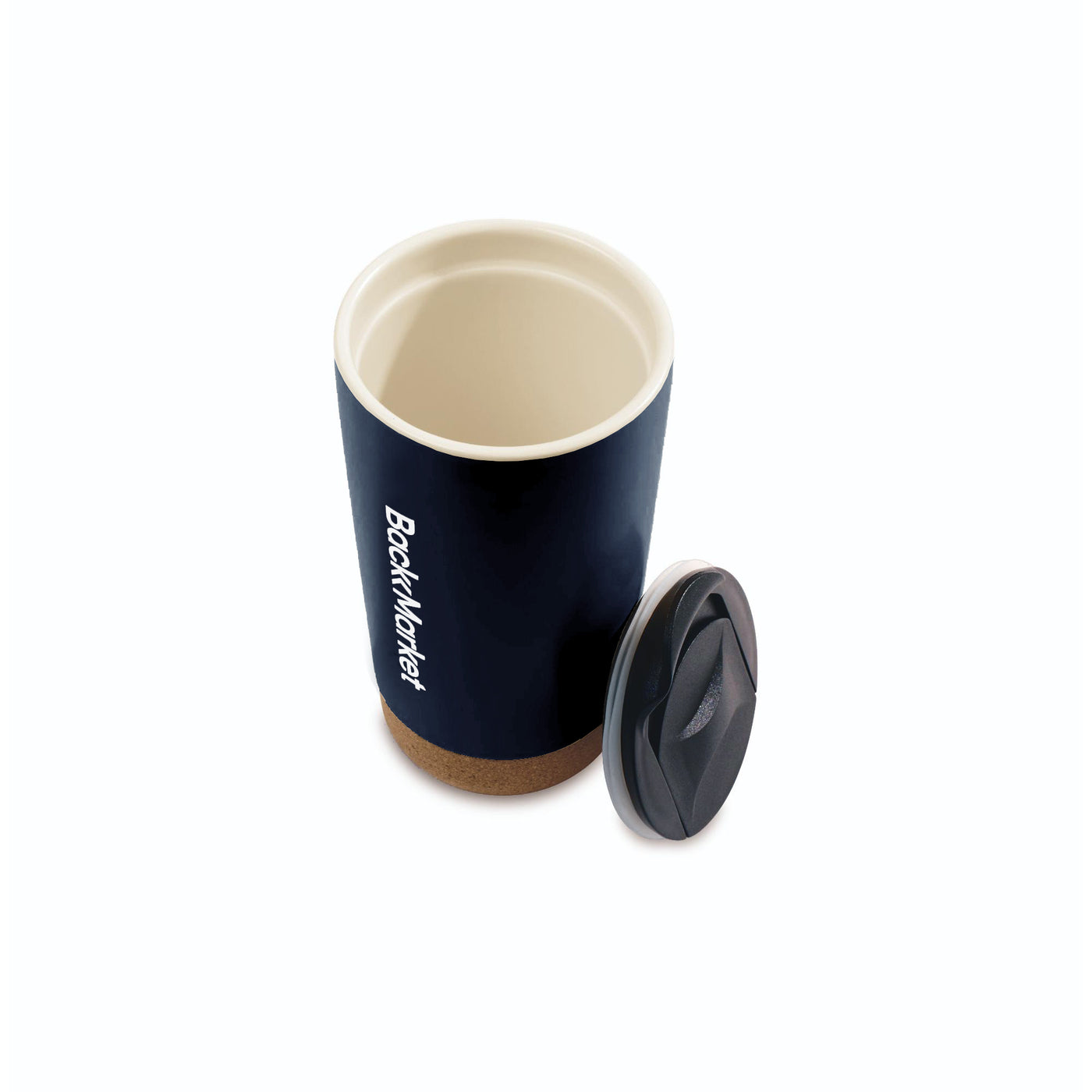 Navy Valo Ceramic Tumbler - 16 Oz.