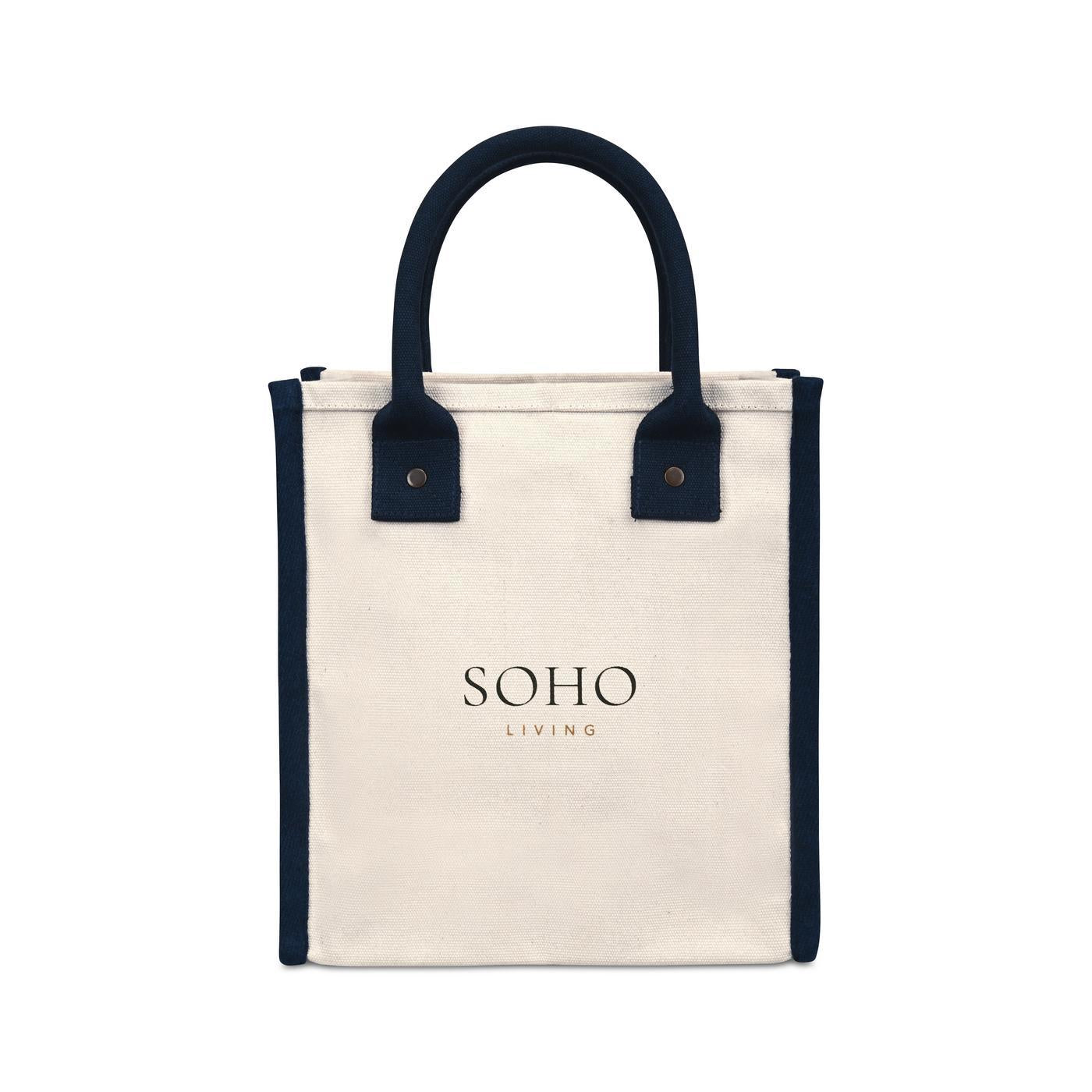 Navy Petite Market Street Tote