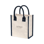 Navy Petite Market Street Tote