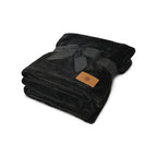 Mink Ever Soft Recycled Polyester Throw Blanket - Black