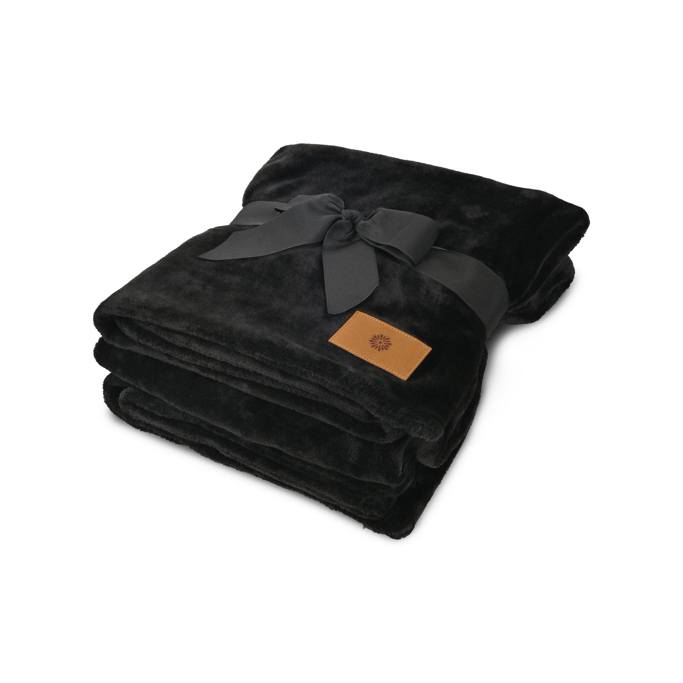 Mink Ever Soft Recycled Polyester Throw Blanket - Black