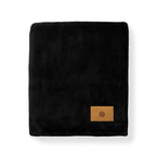 Mink Ever Soft Recycled Polyester Throw Blanket - Black
