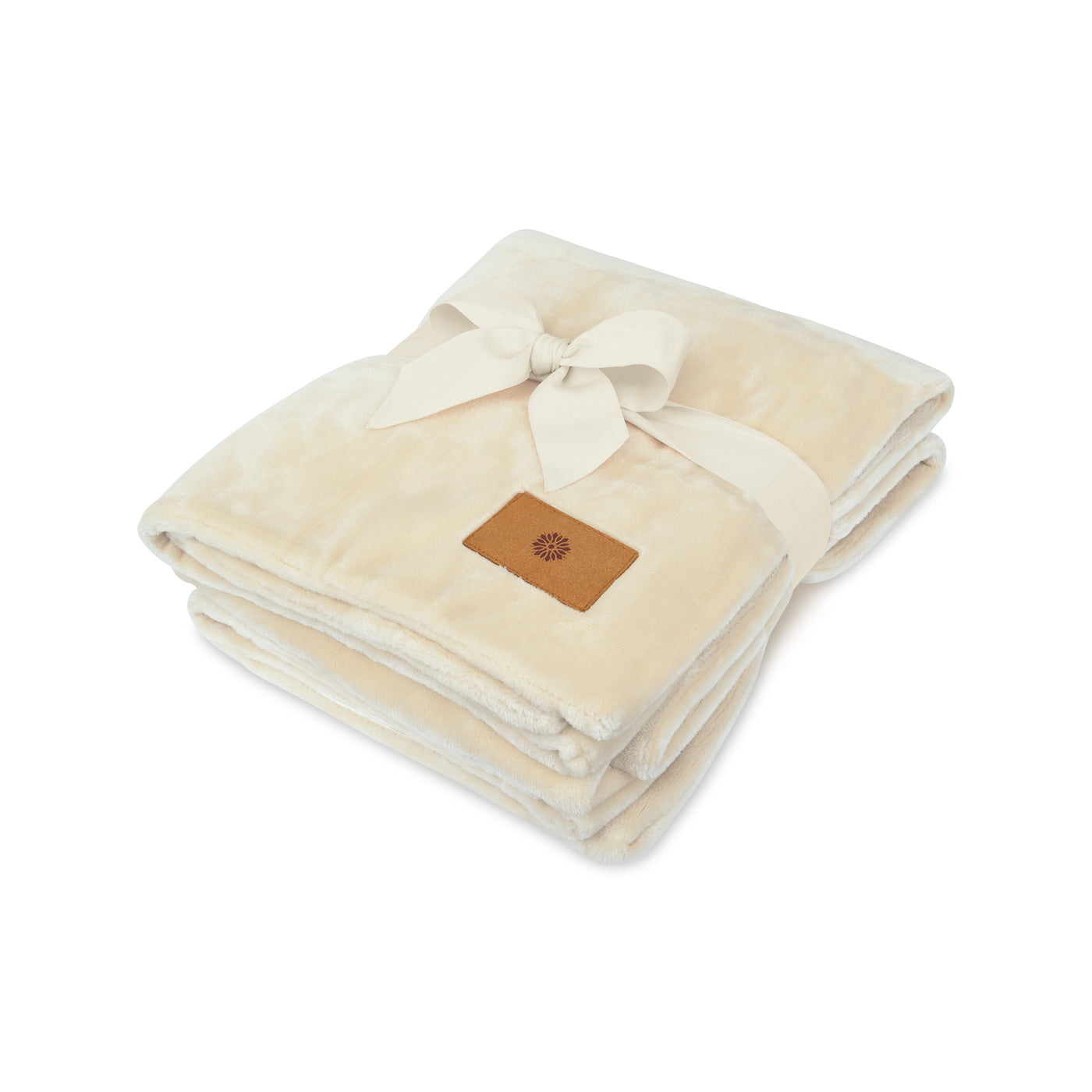 Mink Ever Soft Recycled Polyester Throw Blanket - Chalk