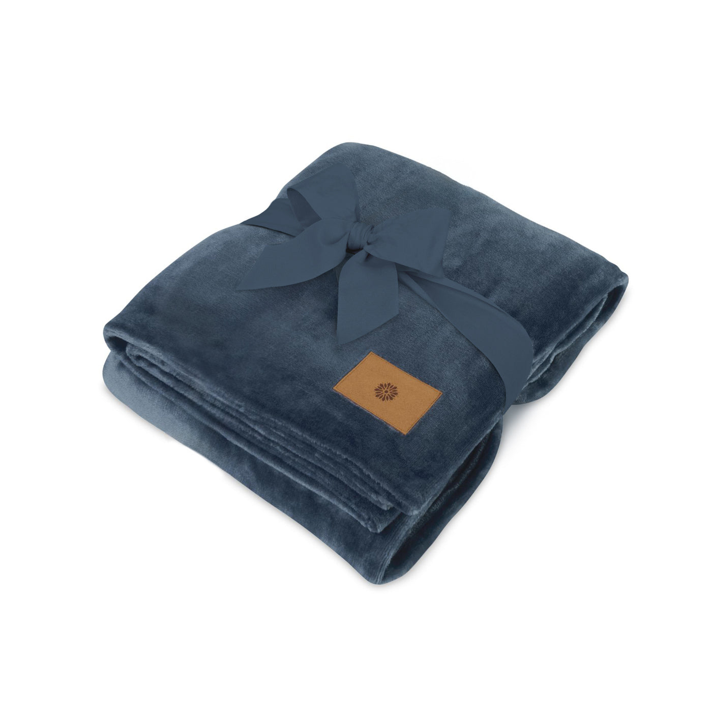 Mink Ever Soft Recycled Polyester Throw Blanket - Indigo