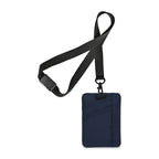 Rally Recycled ID Pouch Lanyard - Navy