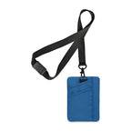 Rally Recycled ID Pouch Lanyard - Blue
