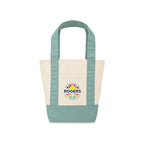 Pastel Green Mini Canvas Tote