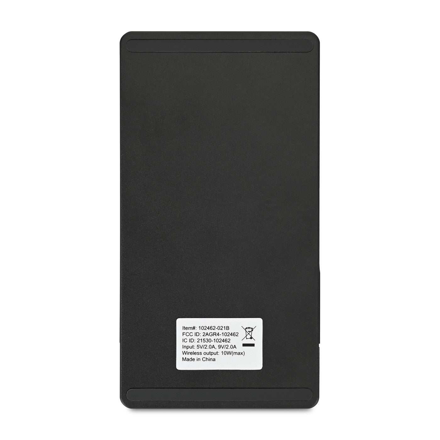 Back of Eden Recycled rPET Collapsible Desk Charger