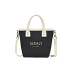 Black Mini Market Street Crossbody Tote