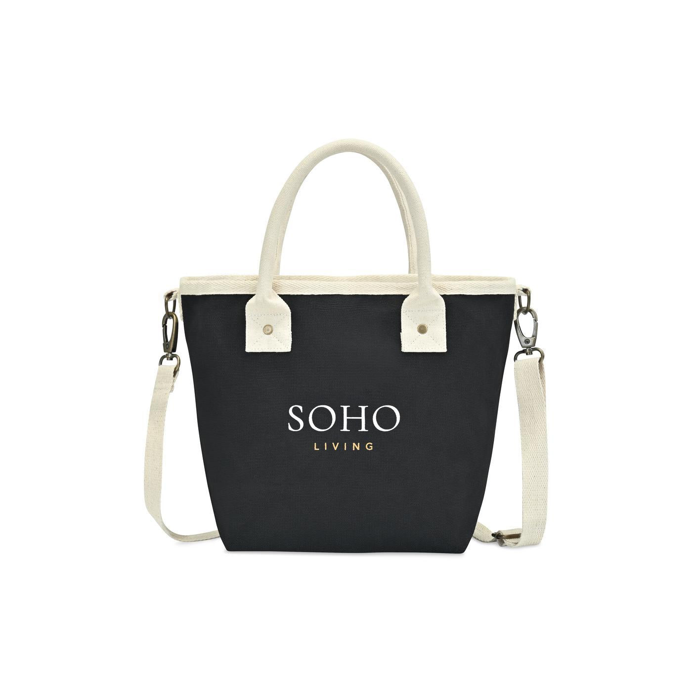 Black Mini Market Street Crossbody Tote