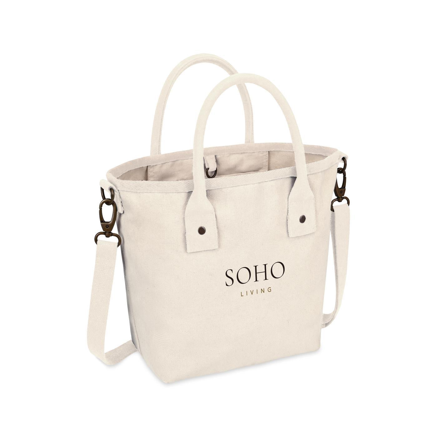 Natural Mini Market Street Crossbody Tote