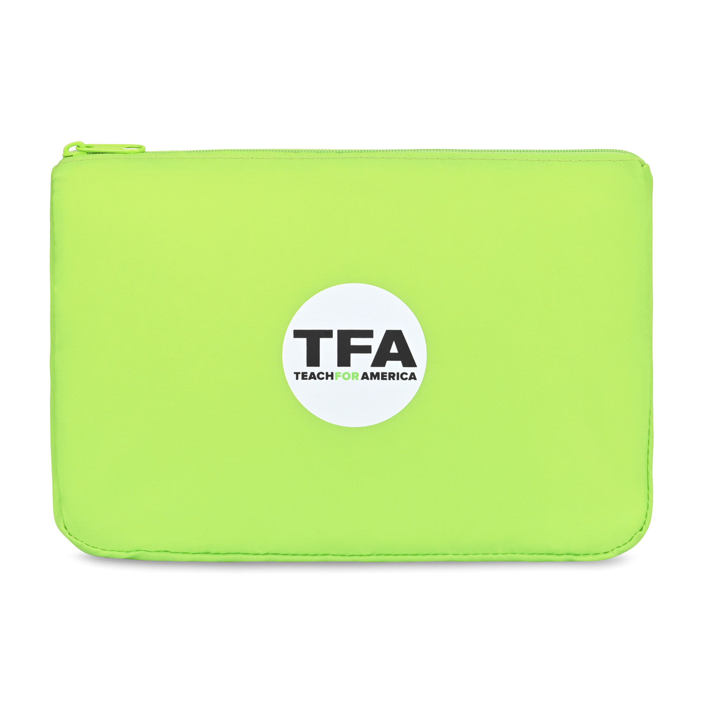 Arlo Recycled rPET Zippered Pouch - Lime