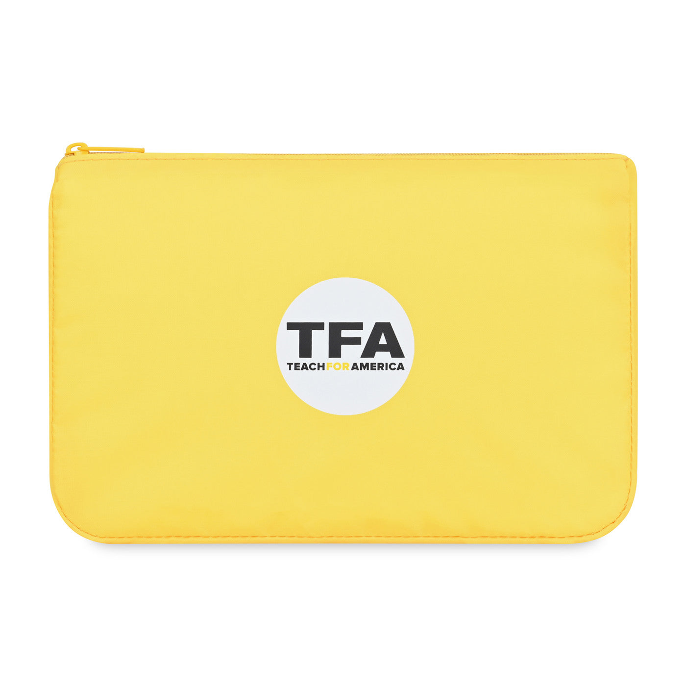Arlo Recycled rPET Zippered Pouch - Yellow