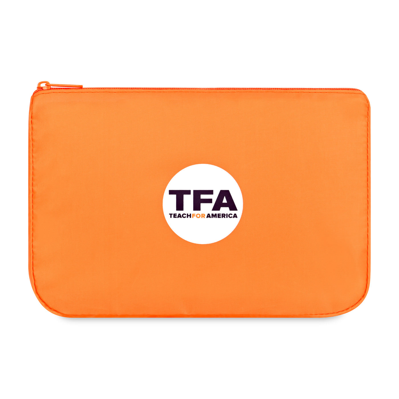 Arlo Recycled rPET Zippered Pouch - Orange