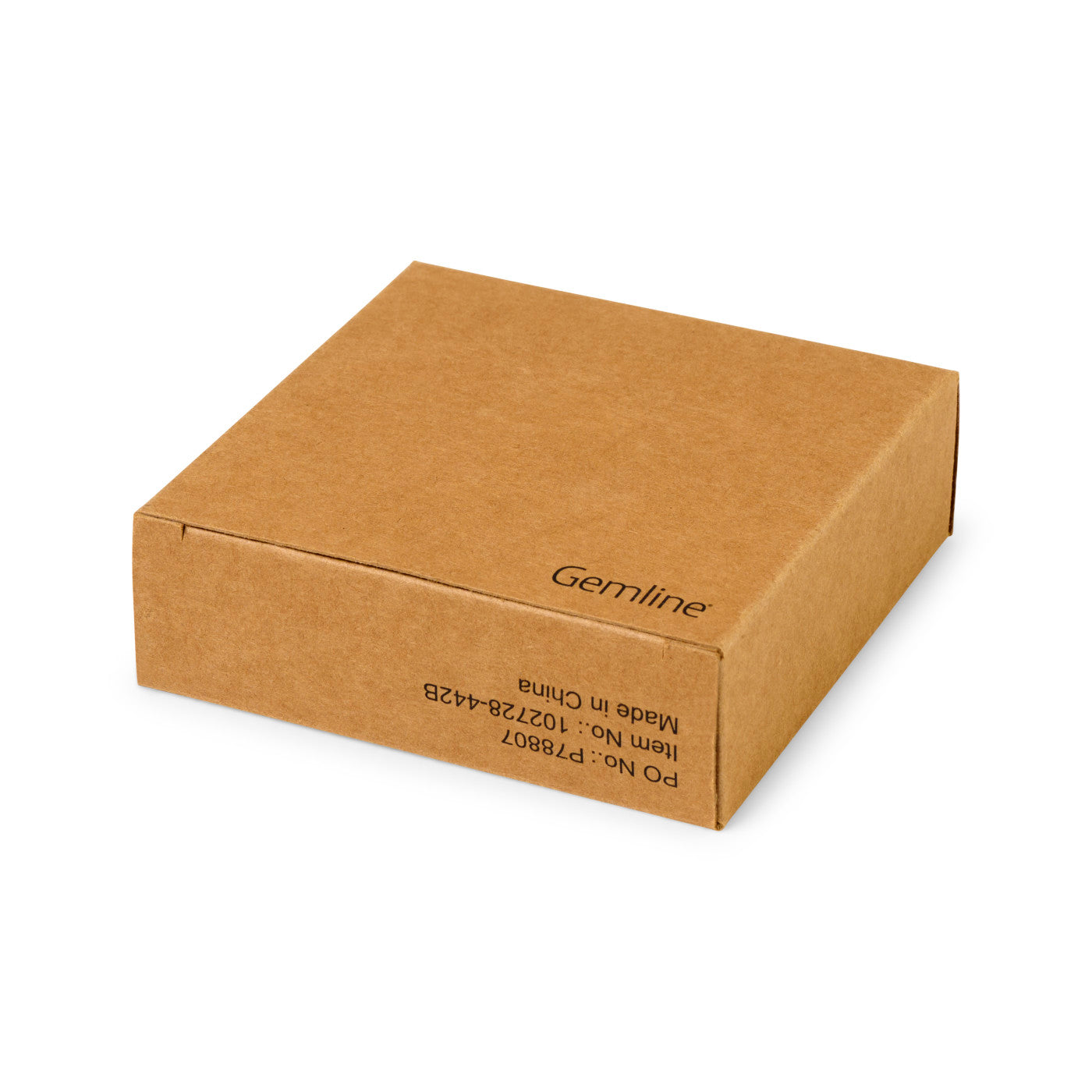 A square brown cardboard box that the product comes in