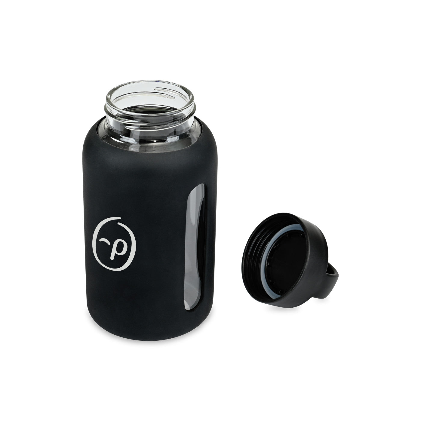 Black Axis Glass Chug Bottle - 21 Oz.
