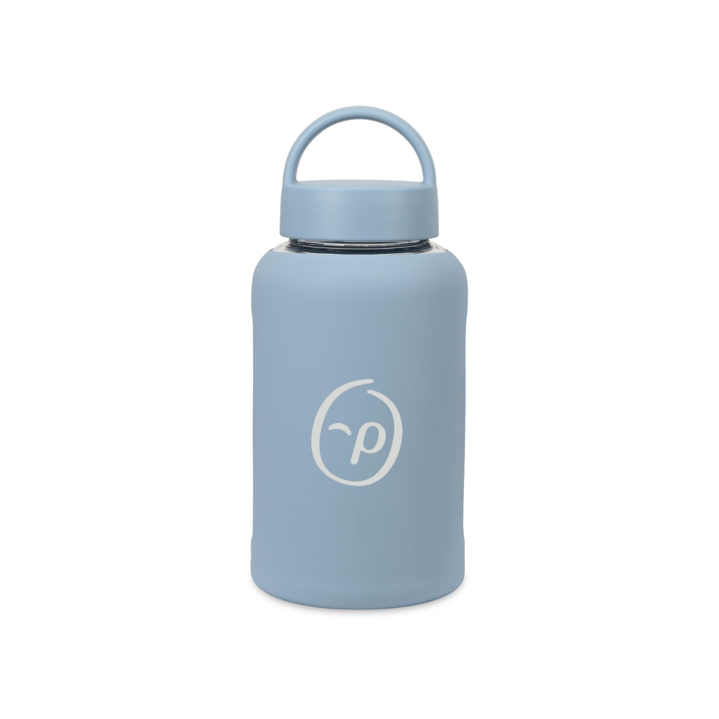 Slate Blue Axis Glass Chug Bottle - 21 Oz.