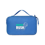 Parker Recycled rPET Dual Zippered Pouch - Blue