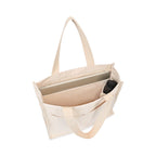 Recycled Cotton Pocket Tote - AWARE™ - Natural