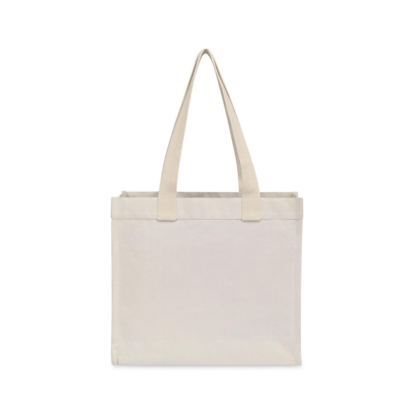 Recycled Cotton Pocket Tote - AWARE™ - Natural