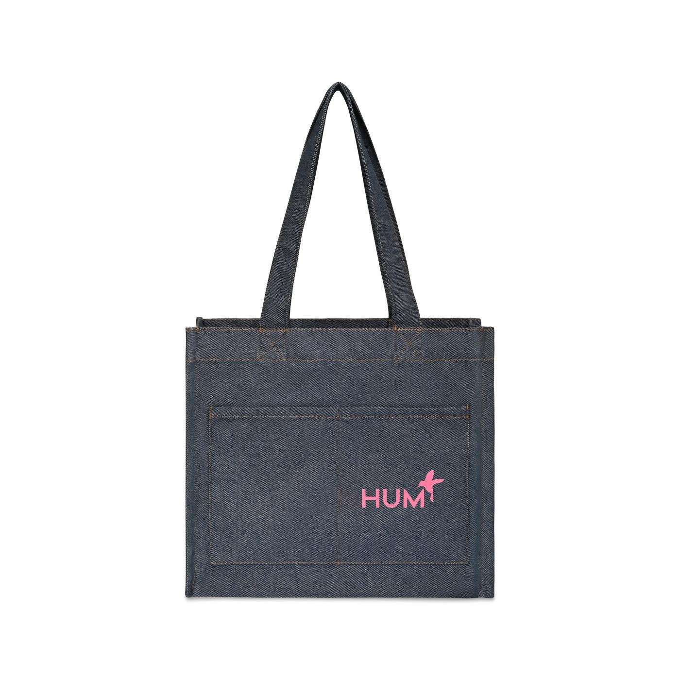 Recycled Cotton Pocket Tote - AWARE™ - Denim