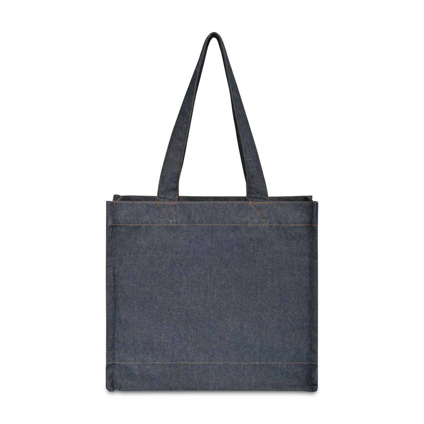 Recycled Cotton Pocket Tote - AWARE™ - Denim