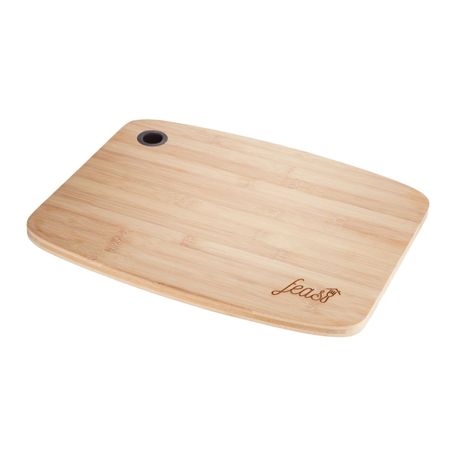 Bamboo Large Cutting Board with Silicone Grip