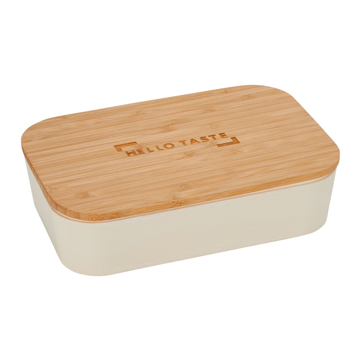 Bamboo Fiber Lunch Box with Cutting Board Lid