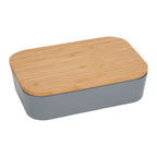 Bamboo Fiber Lunch Box with Cutting Board Lid