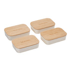Bamboo Fiber Lunch Box with Cutting Board Lid