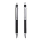 Mod Recycled Pen and Pencil Gift Set shown clip side