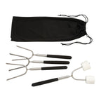 Extendable 34" Roasting Sticks with Carrying Case