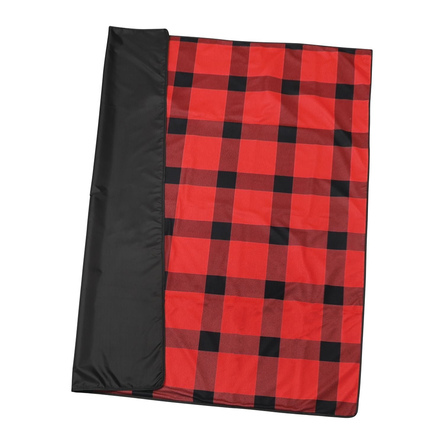 Buffalo Plaid Fleece Picnic Blanket
