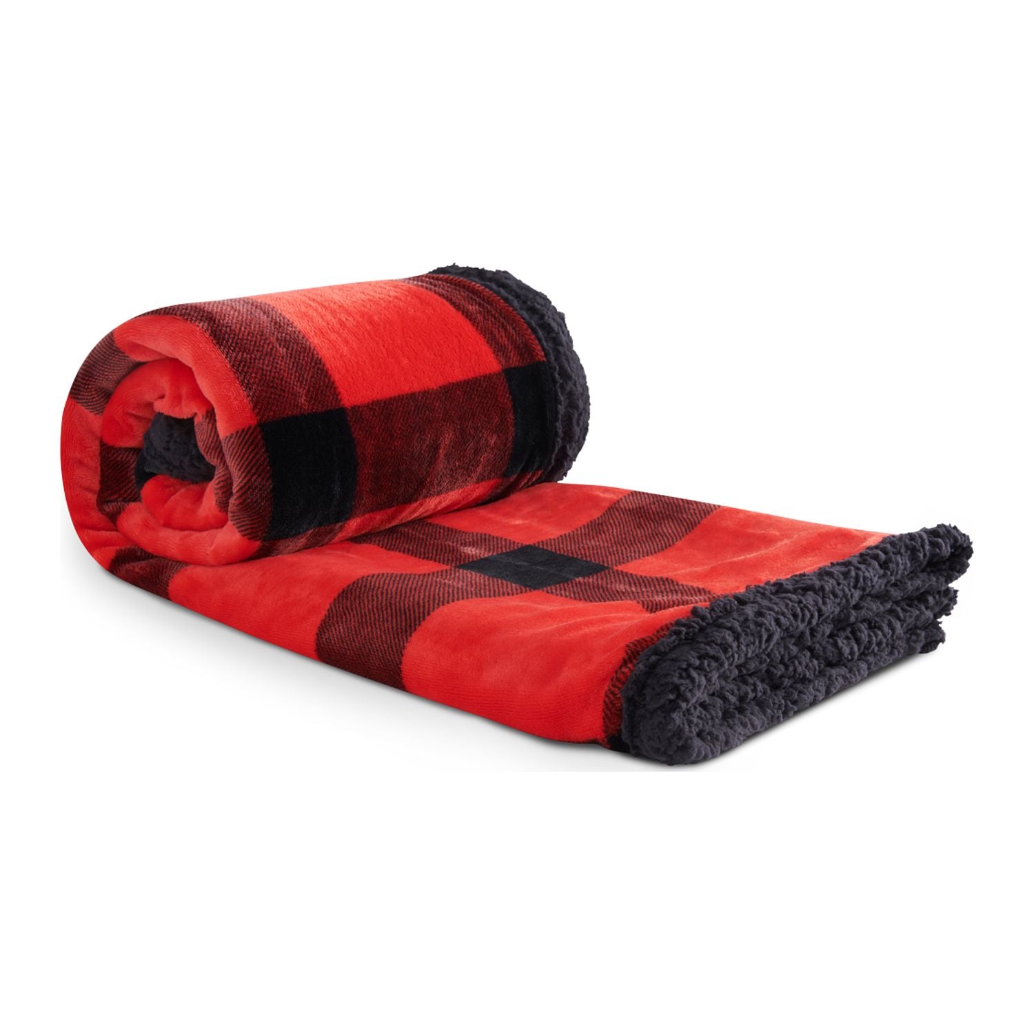 Field & Co.® Buffalo Plaid Sherpa Blanket