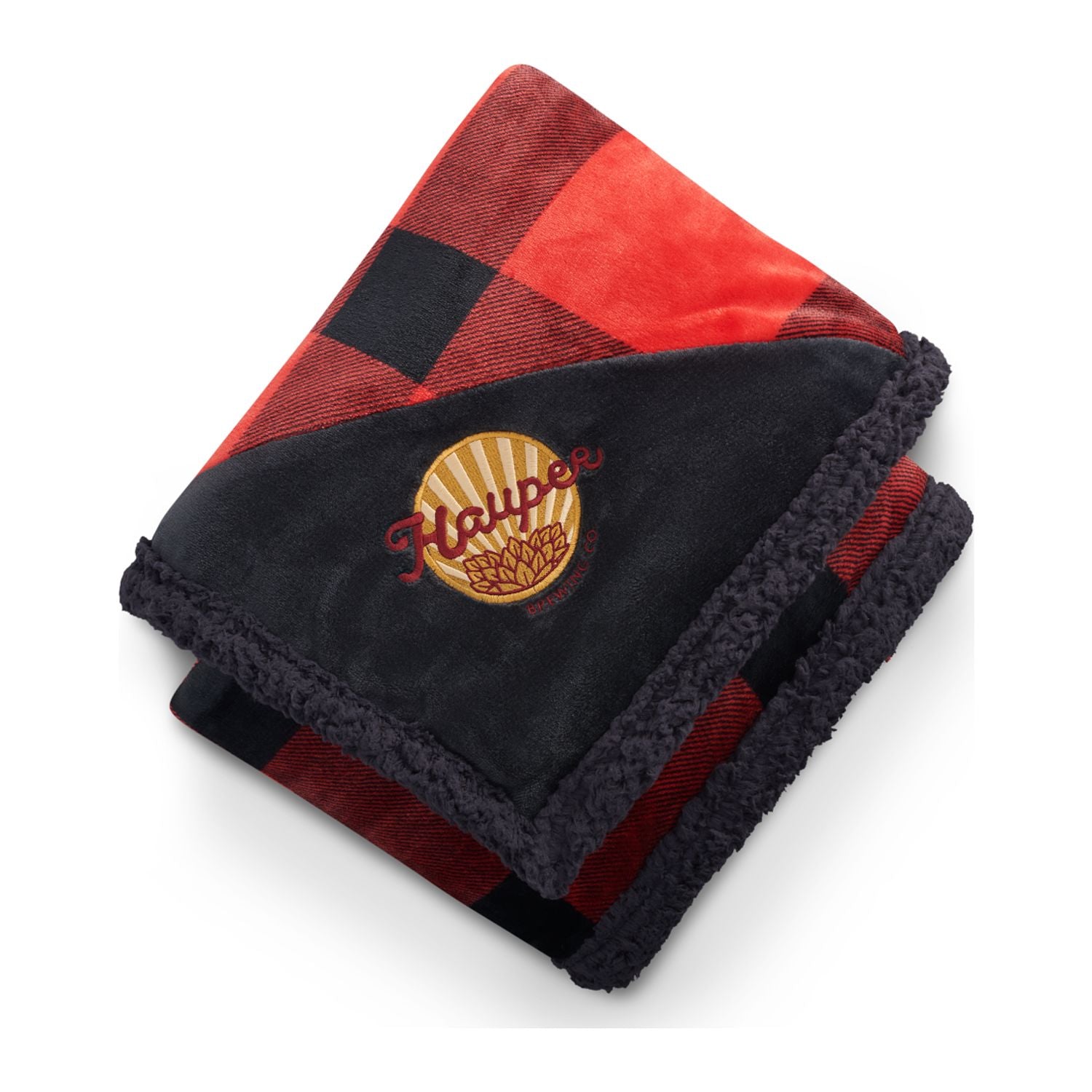 Field & Co.® Buffalo Plaid Sherpa Blanket