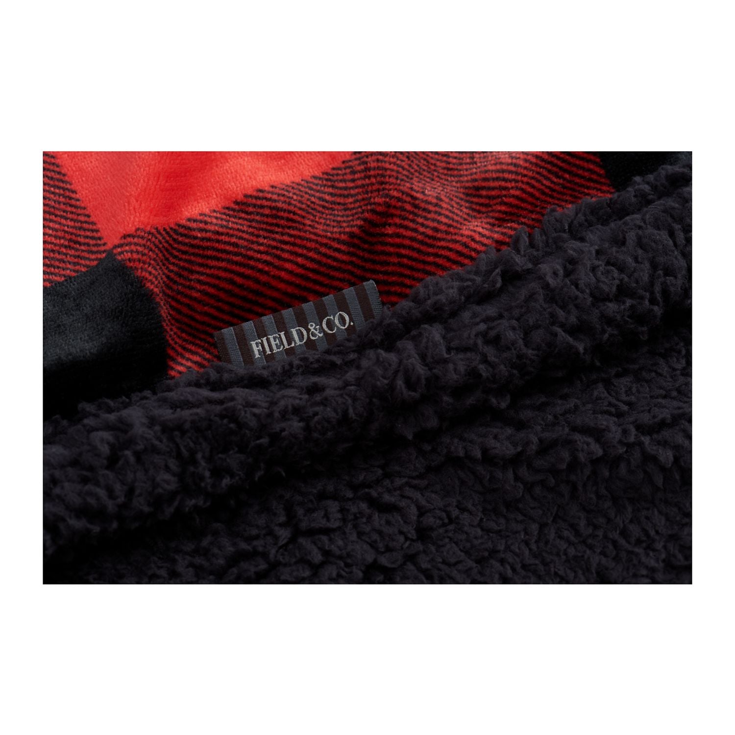 Field & Co.® Buffalo Plaid Sherpa Blanket