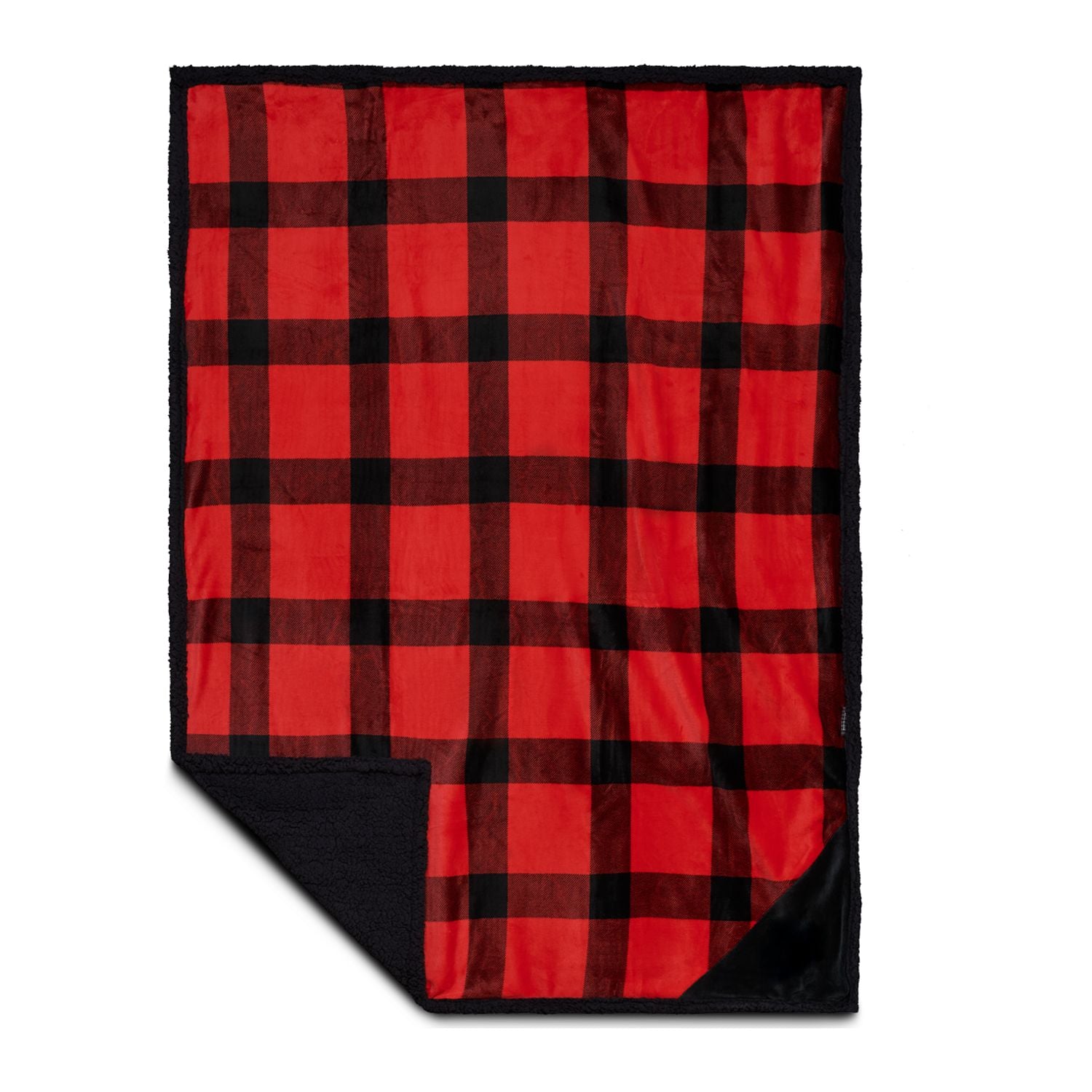 Field & Co.® Buffalo Plaid Sherpa Blanket