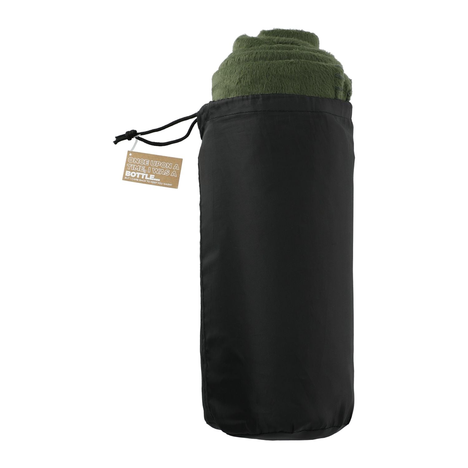 100% Recycled PET Fleece Blanket with RPET Pouch