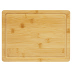 11.5" x 8.75" Bamboo Cutting Board with Drip Ring