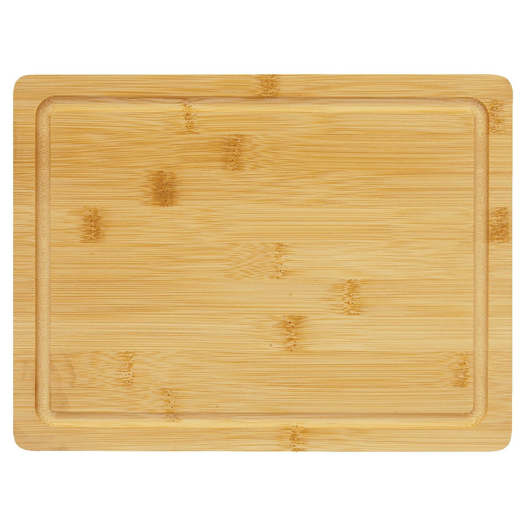 11.5" x 8.75" Bamboo Cutting Board with Drip Ring