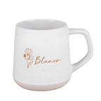 13.5 Oz Speckled Ceramic Tapered Mug with a custom logo