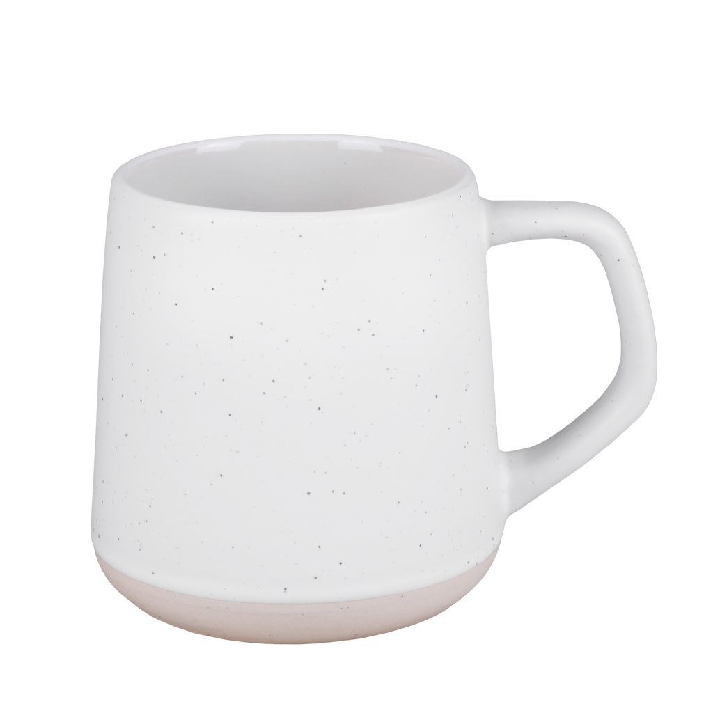 13.5 Oz Speckled Ceramic Tapered Mug shown blank