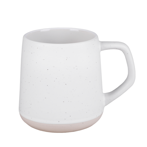 13.5 Oz Speckled Ceramic Tapered Mug shown blank