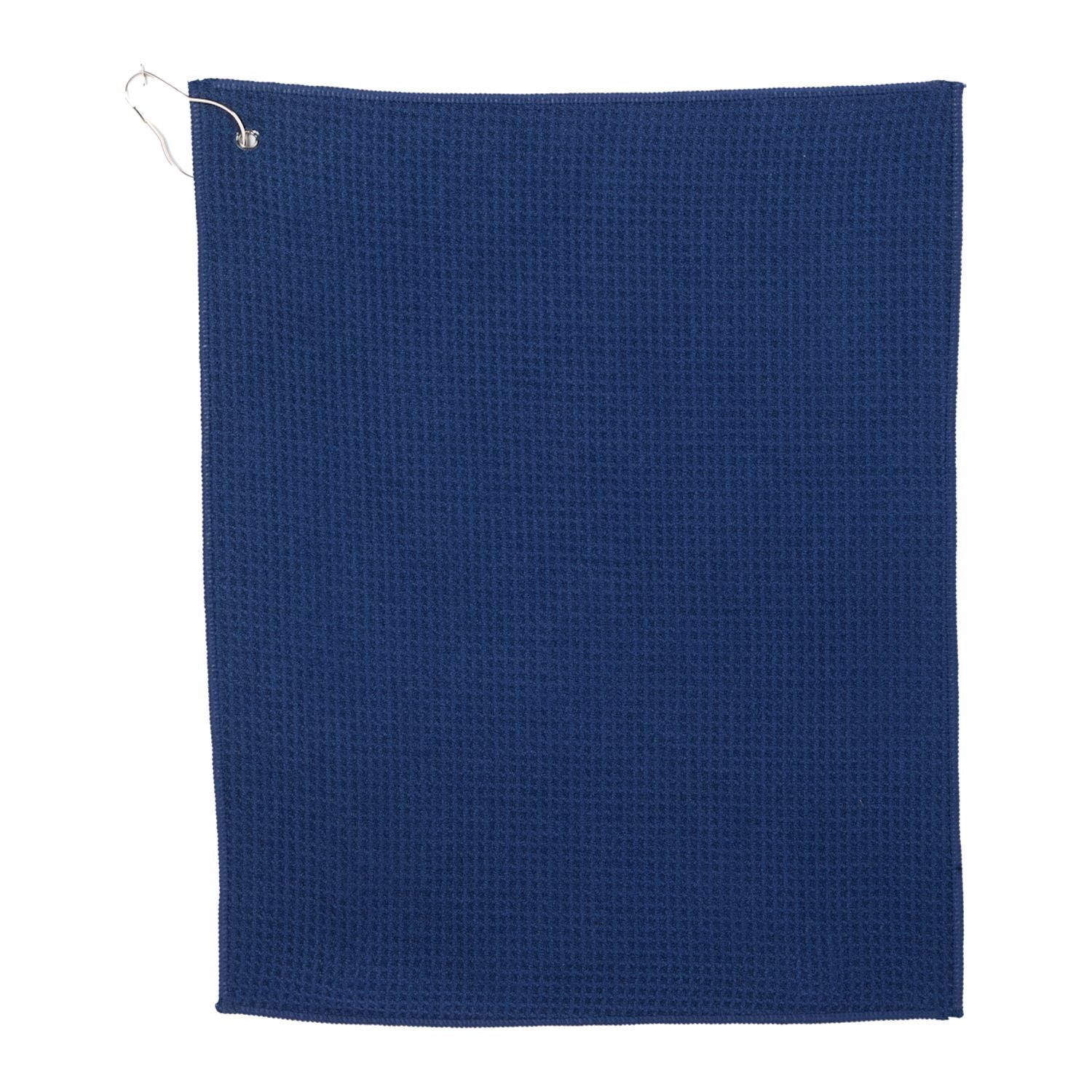 15" x 18" Recycled 300g Microfiber Waffle Towel - Navy