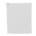 15" x 18" Recycled 300g Microfiber Waffle Towel - White