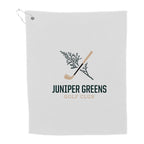 15" x 18" Recycled 300g Microfiber Waffle Towel - White